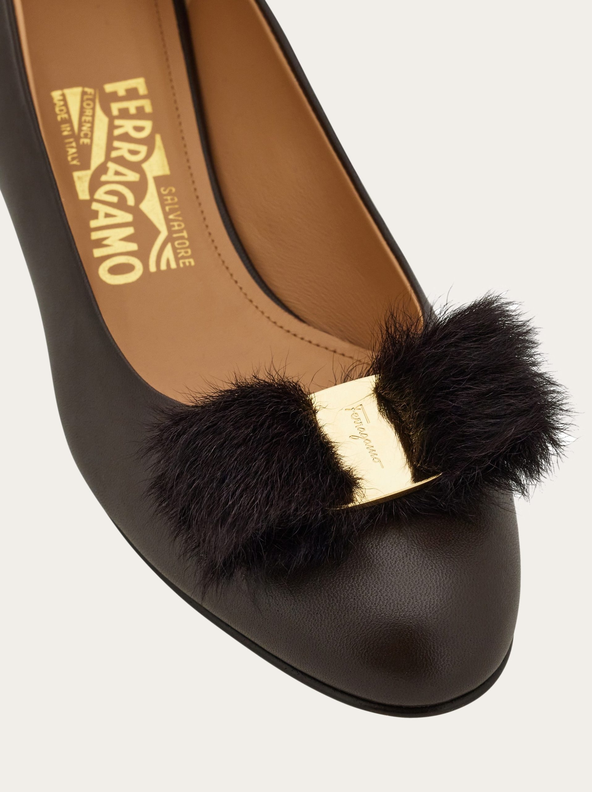 Ferragamo Vara block heel pump - Image 2